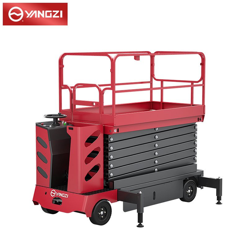 揚(yáng)子電動(dòng)升降平臺(tái)可移動(dòng)平臺(tái)車(chē)高空作業(yè)平臺(tái)SJZ